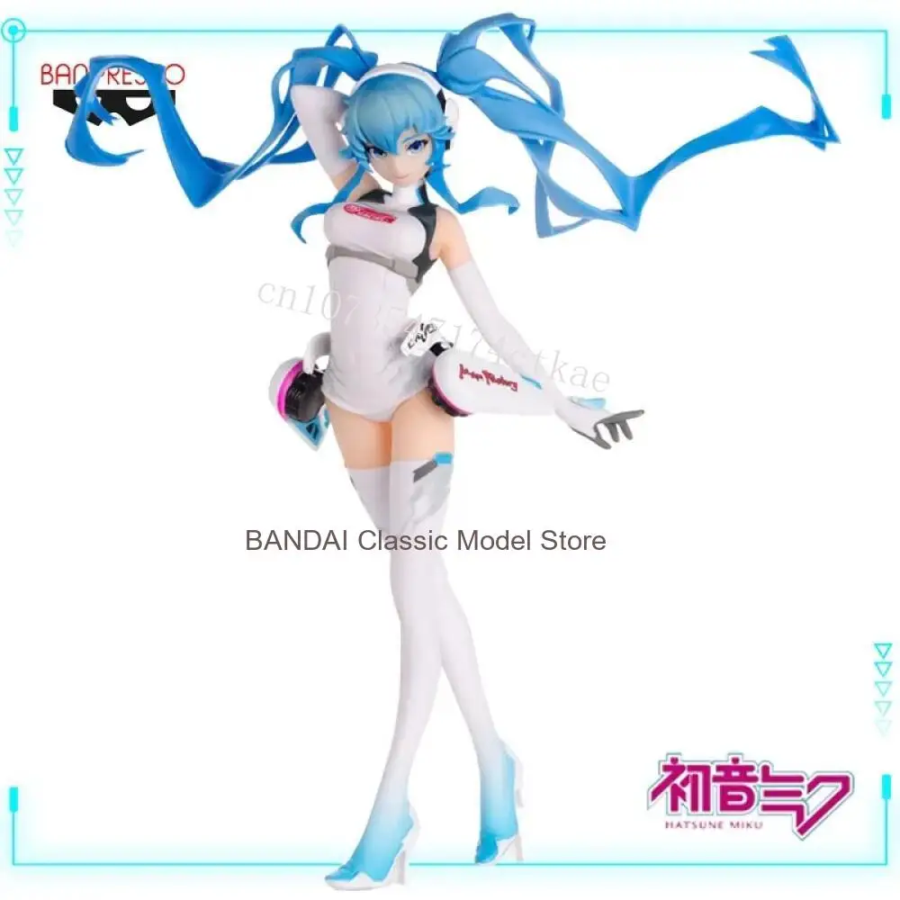 

Оригинальная фигурка Bandai Banpresto Good Smile Racing Vocaloid Hatsune Miku SQ Racing 2014 Ver. Коллекционные фигурки-модели 18 см