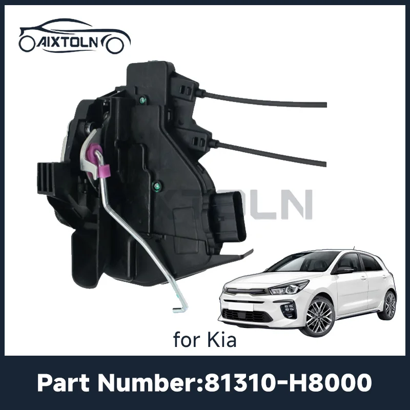 81310-H8000 New LHD Front Left Right Door Lock Latch Assembly for Kia Rio YB/FB 2018–2023 All Trim Levels AutoParts 81320-H8000
