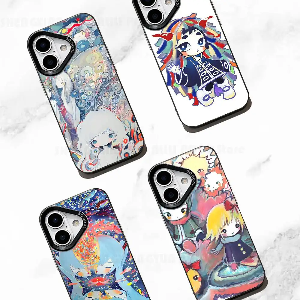 

K-Kikuo Anime Figure Case For IPhone 11 12 13 14 15 16 17 Pro Max XS X XR Cover