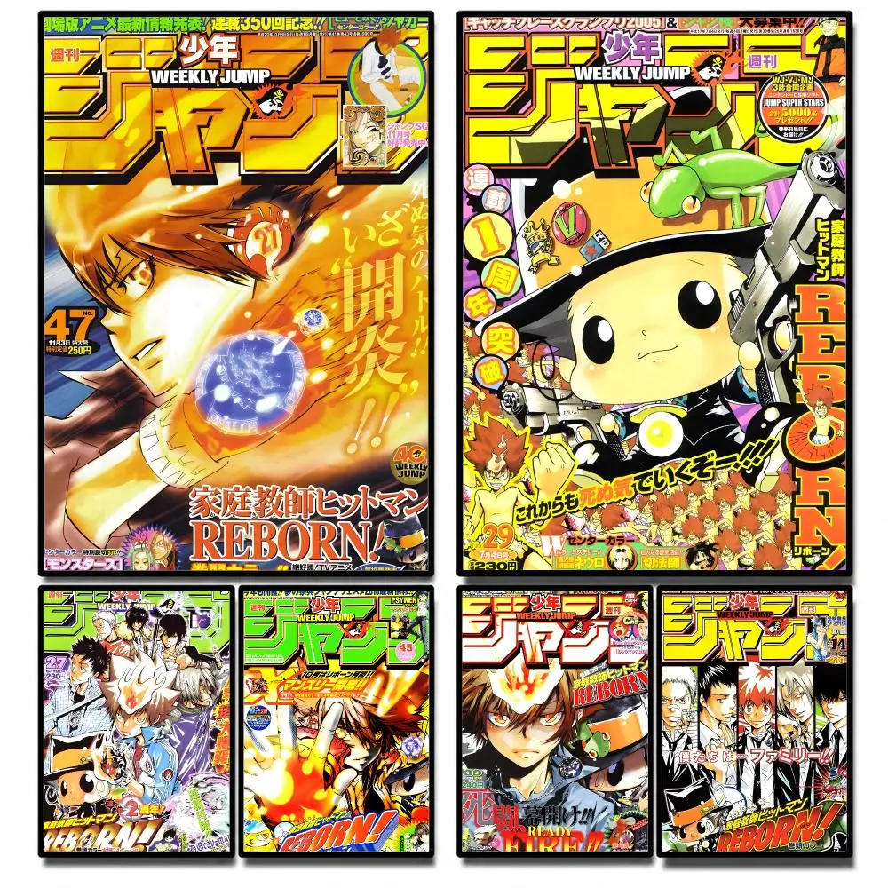 Anime HITMAN REBORN! Poster High-definition poster stickers, suitable for bedroom, living room, home decoration