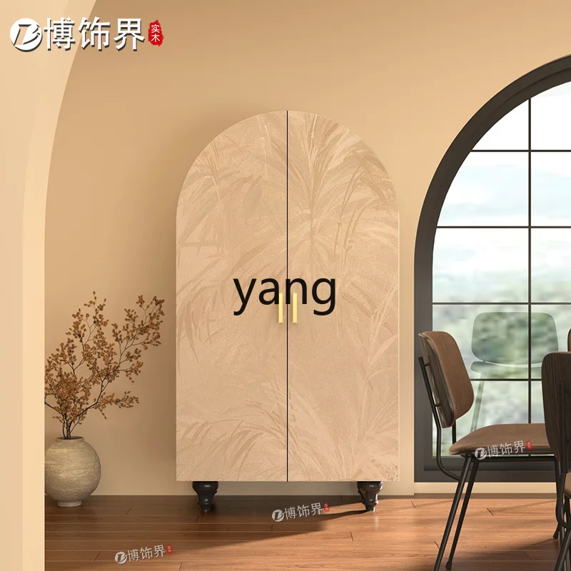 LH retro wardrobe storage high-end living room room bedroom storage medieval entrance cabinet