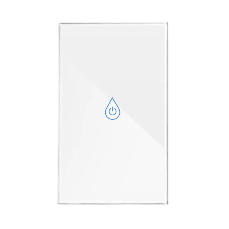 ABMS-Work Smart Life App Controlled Wifi Smart Switch 20A Water Heater Switches Touch Panel Timer Voice Remote US Plug A