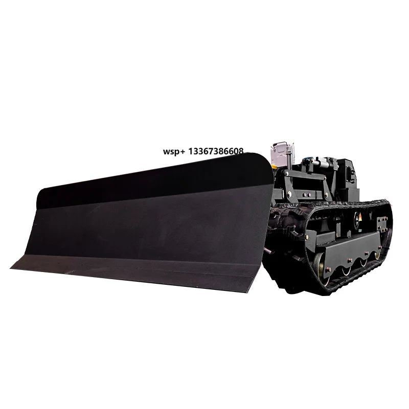 MDE 608-90A Multi-Functional Small Remote-Controlled Lawn Mower DIY Industrial Grade Snow Pushing Shovel