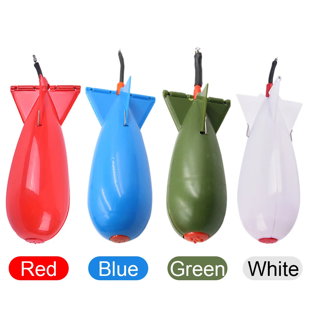 Carp Fishing Rocket Feeder Spod Bomb Float Lure Bait Holder Spomb Pellet Feeders Fishing Tackle Feeders Fishing Accessories