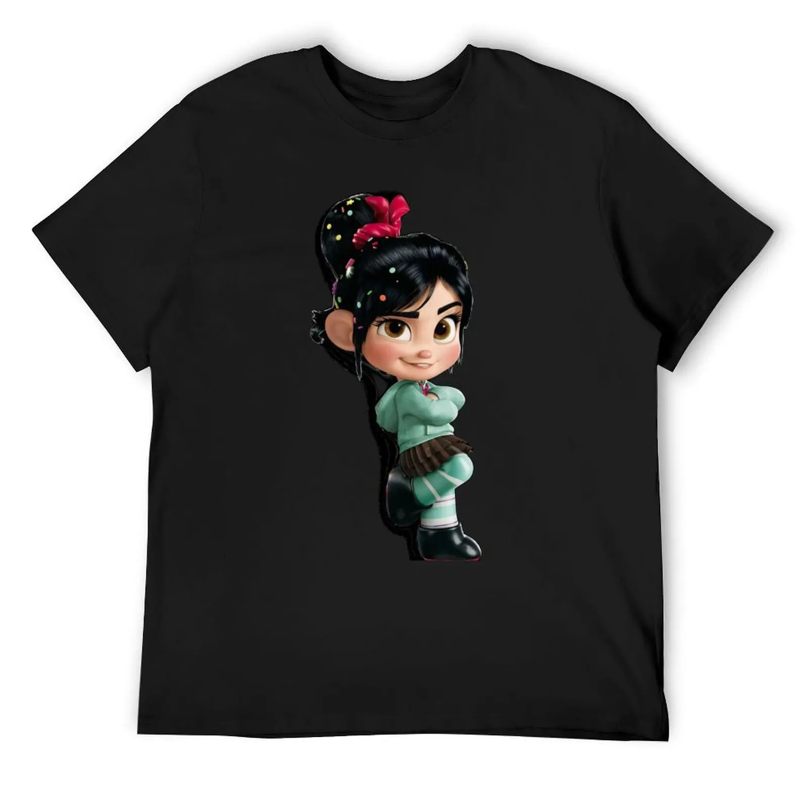 Vanellope von Schweetz T-Shirt summer clothes baggy shirts anime clothes for a boy mens vintage t shirts