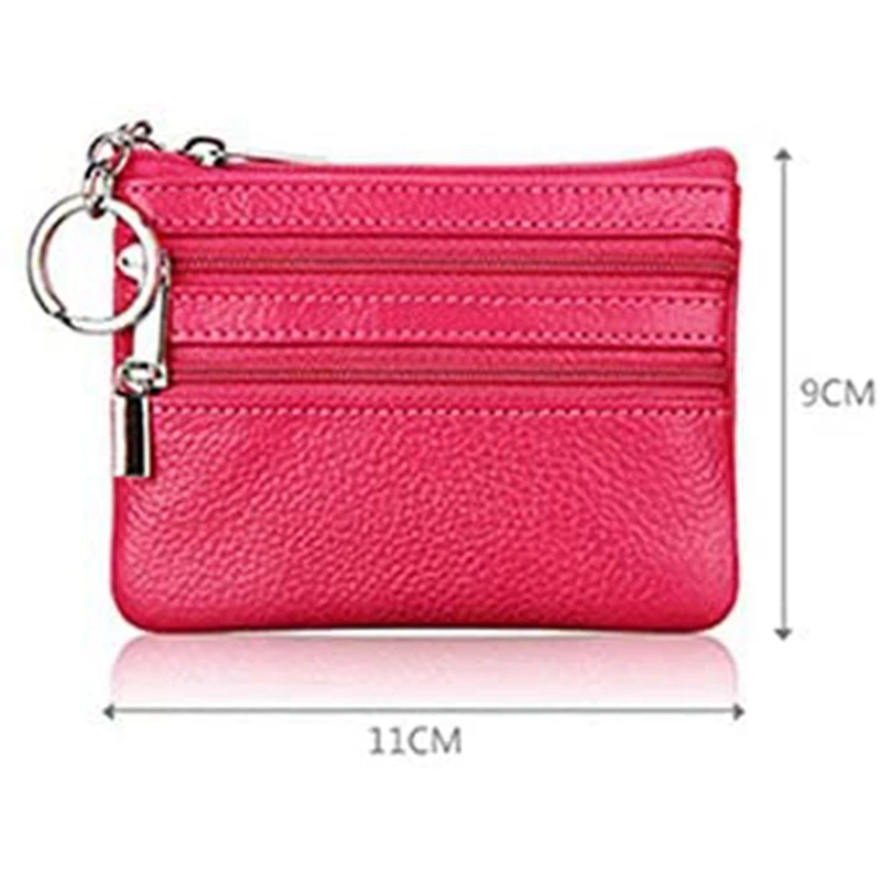 Cute Small Coin Purse For Men And Women, Coin Purse Head Zipper Credit Card Case Wallet (Random Color)