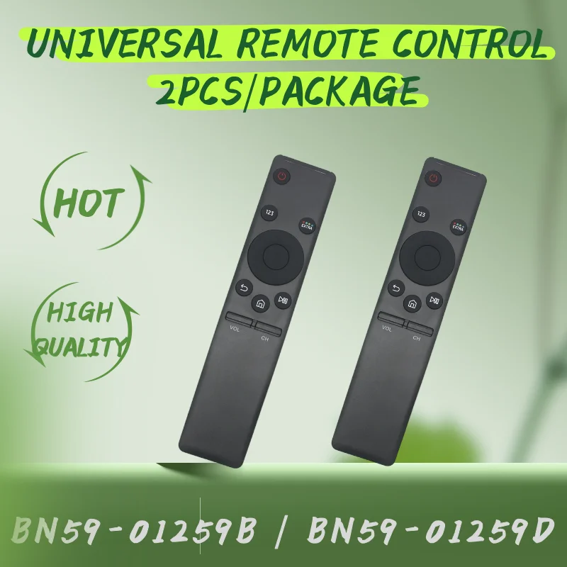 2 PCS BN59-01259B BN59-01259D REPLACEMENT FOR SAMSUNG HD 4K SMART TV REMOTE CONTROL BN59-01259E BN59-01258E BN59-01260A