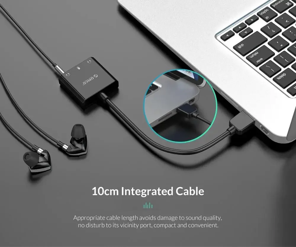 SC2 External USB Sound Card Audio Jack 3.5mm Cable Adapter Volume Adjustment Driver-free Stereo Microphone Speaker Headset
