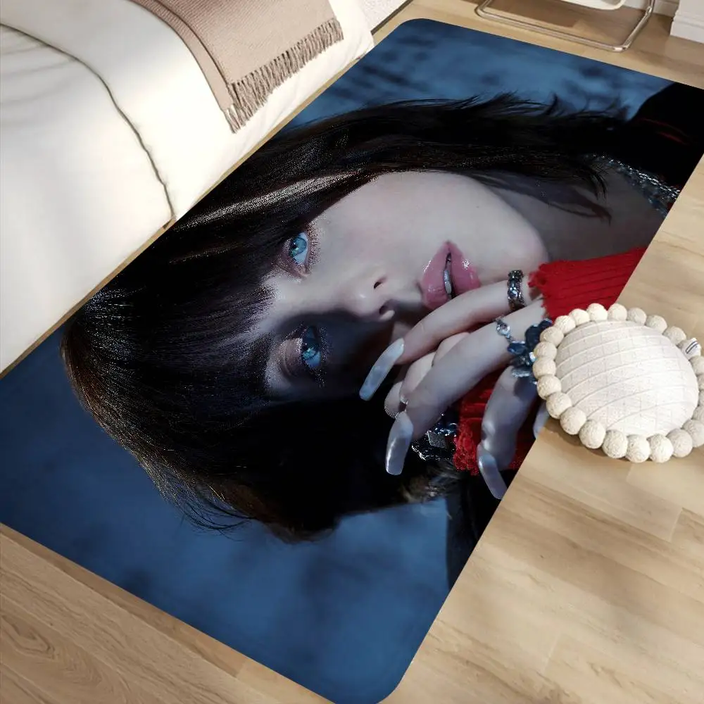 Fotografia 6: Tapete de porta Pop Singer B-Billie para quarto infantil, decoração de quarto, varanda, antiderrapante, tapete para sala de estar