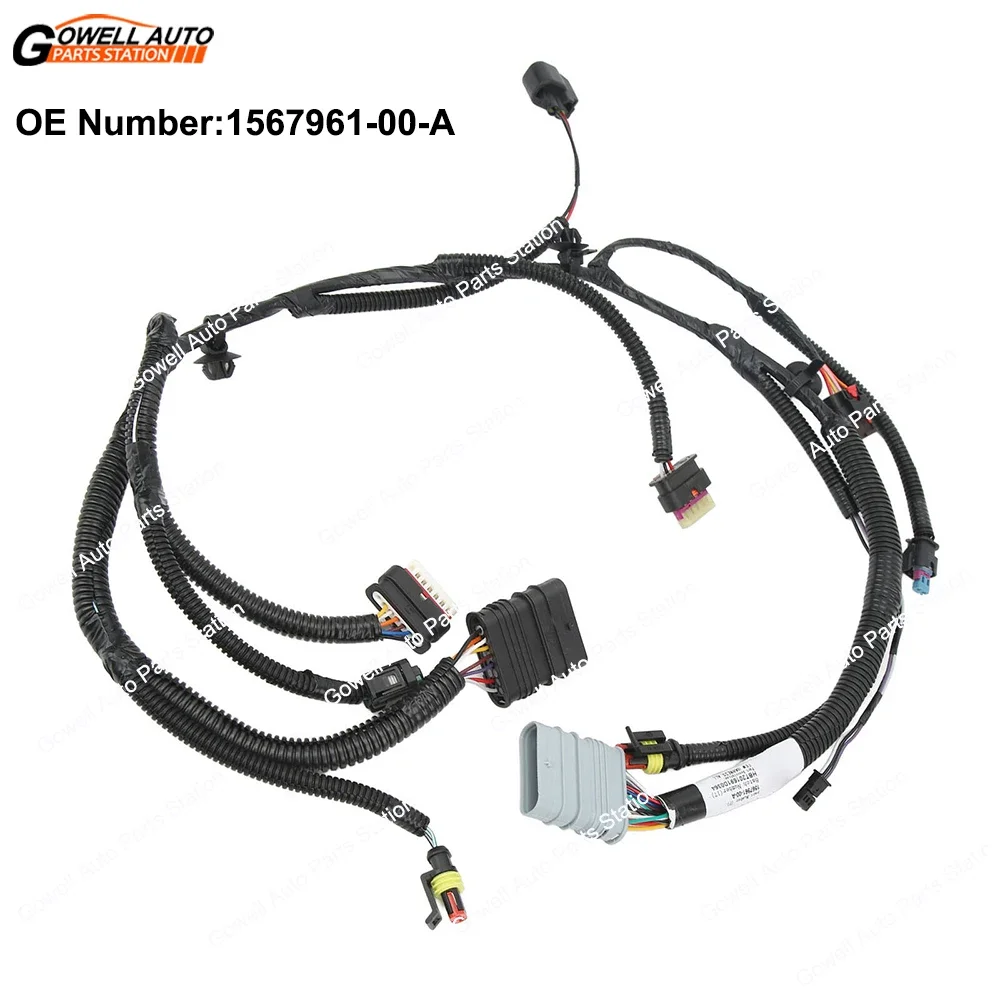 Front Radiator Support Fan Shockproof Moisture Resistant Wiring Harness For Tesla Model 3 2017-2022 1567961-00-A 2567961-00-B