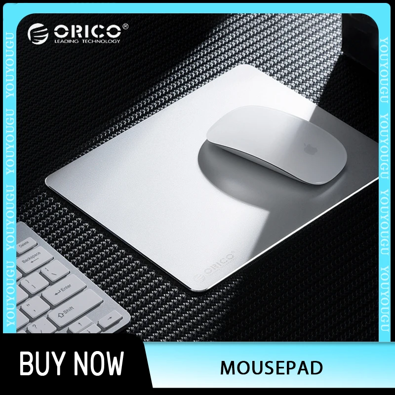 ORICO AMP2218 AMP3025 Коврик для мыши из алюминиевого сплава Жесткий гладкий тонкий двухсторонний водонепроницаемый игровой коврик для мыши на заказ Компьютерный офис