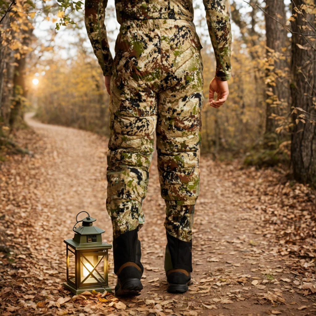 High Quality Kelvin Life 3/4 Length Down Pants Winter Alpine Camo Men Camo Outdoor Hunting Pants
