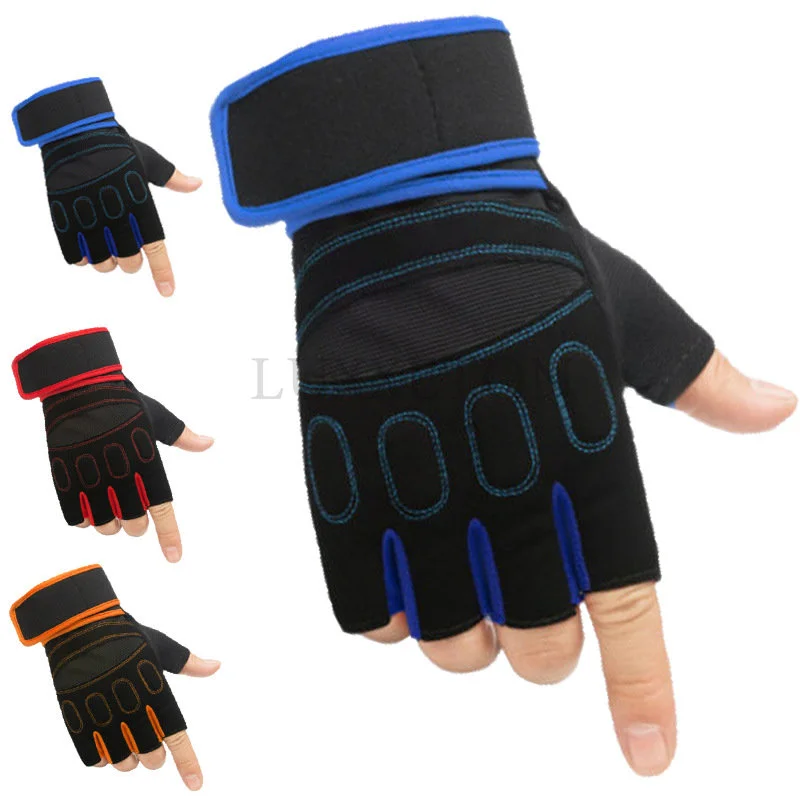 

Gym Gloves Men Fitness Weight Lifting Gloves Body Building Training Sports Exercise Cycling Sport Workout Glove for Male