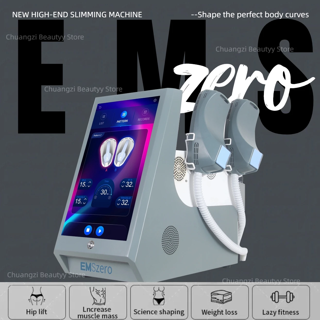 

EMSZERO RF Muscle Equipment Contour Beauty and Shaping Upgrade Professional Unlimited weight loss and shaping equipment