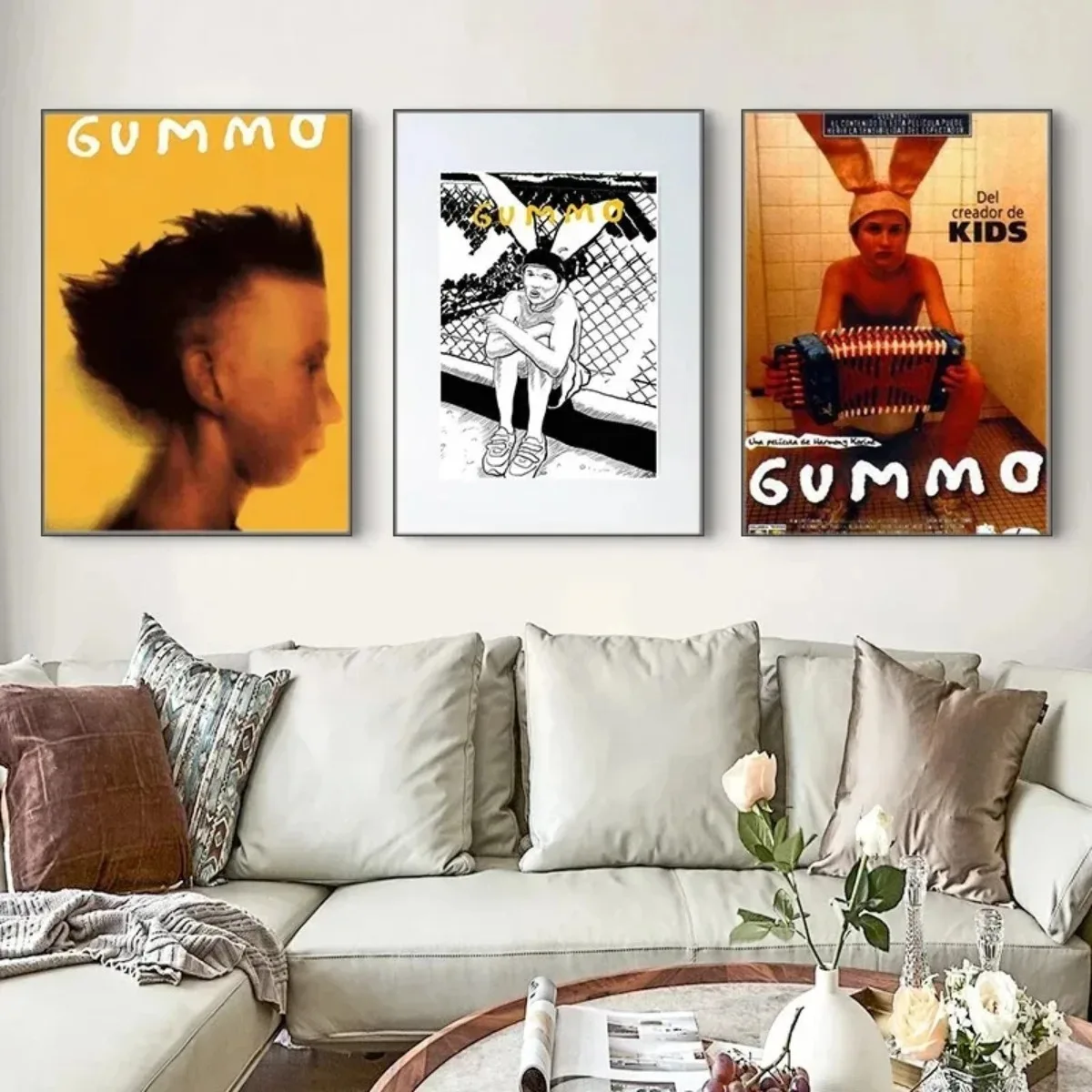 Hot Rare Movie GUMMO Art Artwork Poster and Poster Canvas Painting Wall Art Pictures Interior for Living Room Home Decorative