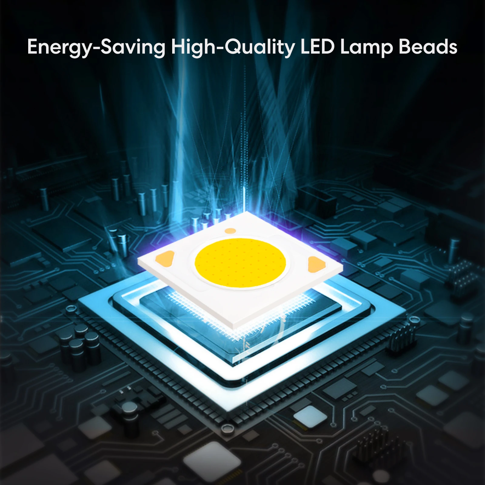 RiooCubee RGB LED Coaster with Wooden Base 8-Color Changing Touch Control Mood Light for Drinks/Decor Unique Gift Idea