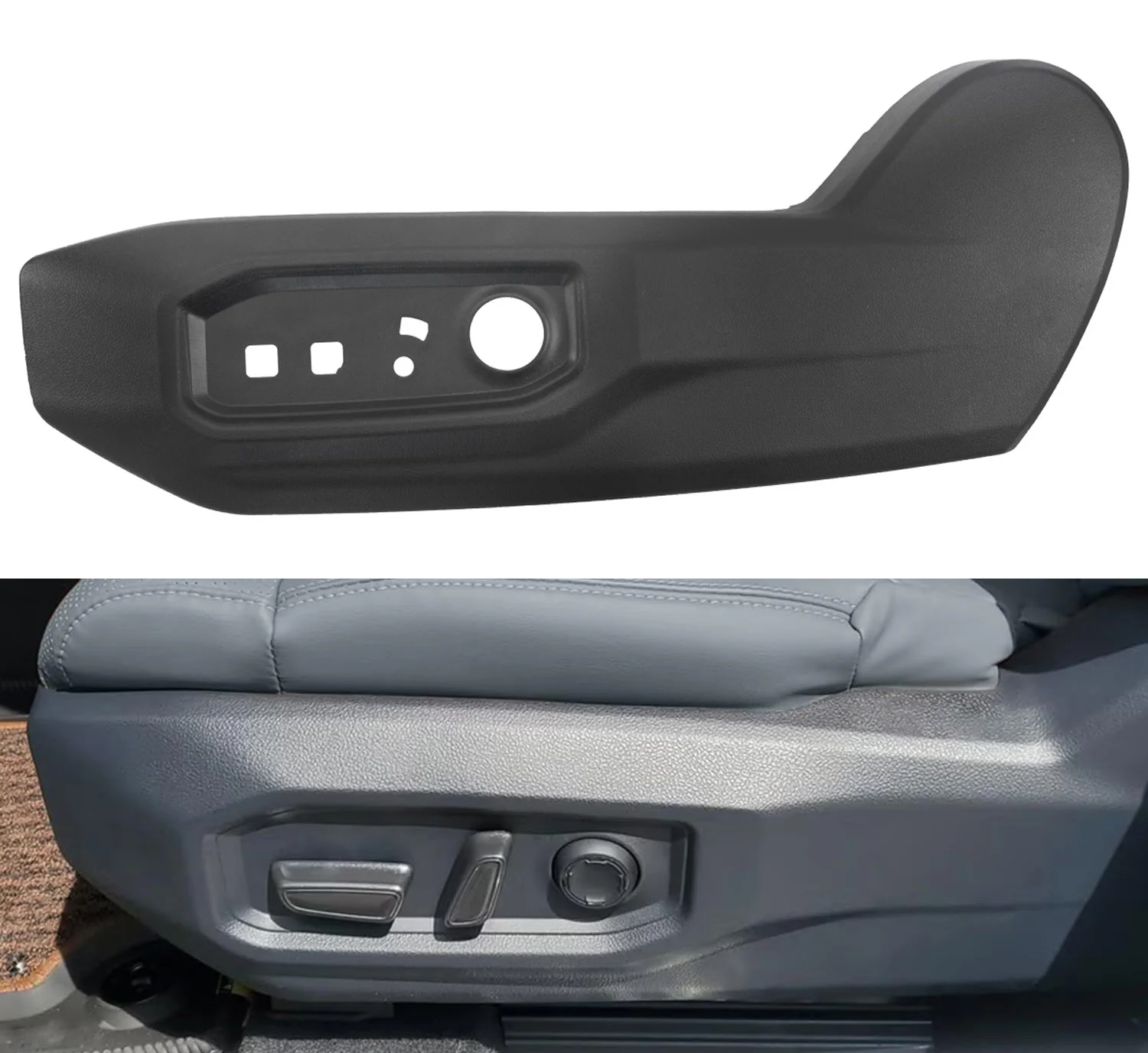 

Left Driver Seat Track Cover Panel For 2022-2025 Toyota Tundra Sequoia Left Seat Trim Recline Side 71812-0C241-C0 71812-0C242-C0