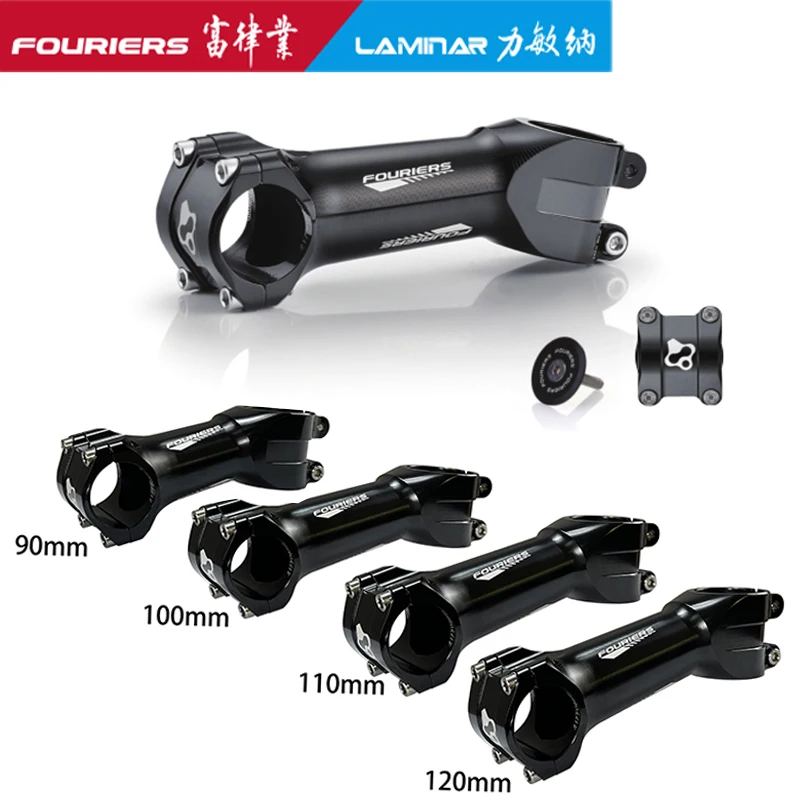 FOURIERS SM-RA009 full CNC machined 31.8mm Bicycle Stem ±17Degrees Length 80-120mm Bike Stem with Titanium Bolts