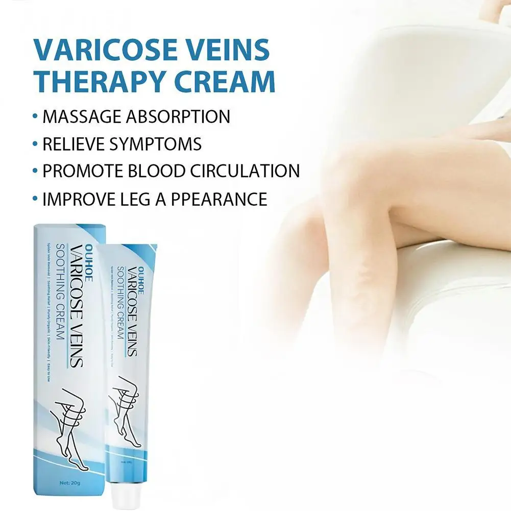 Improve Blood Circulation Varicose Veins Treatment Cream Reduce Leg Swelling Soothes Tired Vein Relief Creams Fast-Acting