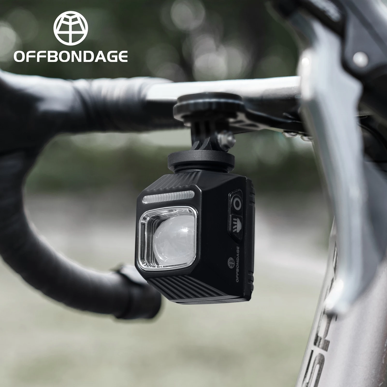 

OFFBONDAGE Bicycle Front Light 1200lm Bike Headlight Waterproof High Brightness Flashlight USB Rechargeable Cycling Accessories