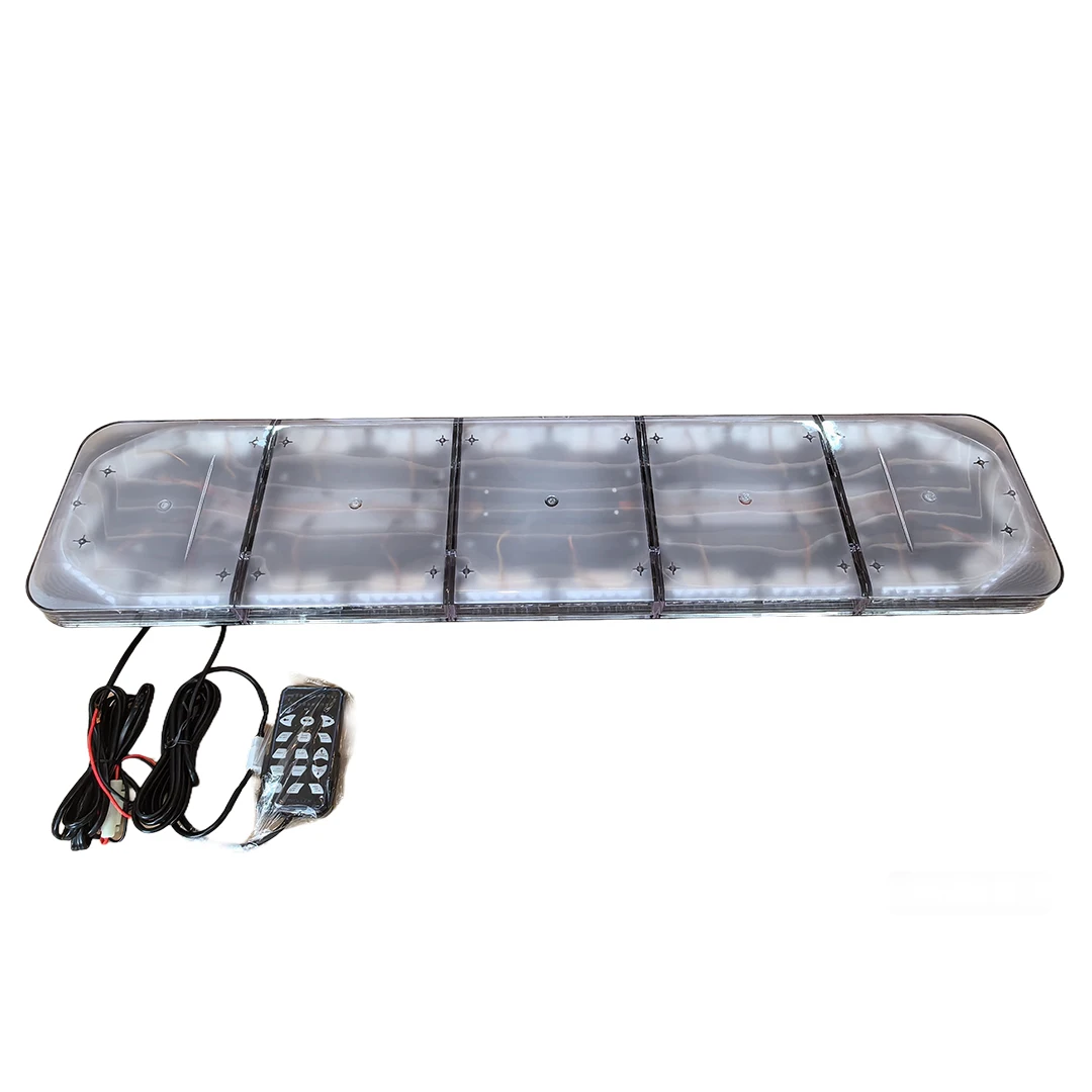 Ambulance LED Light Bar Emergency Car Warning Light is easy to modify and is made of durable aluminum and computer materials