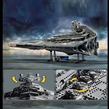 Klocki konstrukcyjne UCS Imperial Destroyer Moc 2026, zabawka, najsłynniejszy statek kosmiczny, prezent na przyjęcie bożonarodzeniowe dla gości