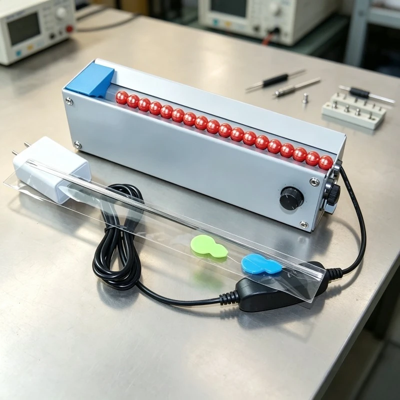 D2 Multifunctional Electric Beading Machine Dual Channel Adjustable Automatic Needle Metal Jewelry Beader DIY Tool