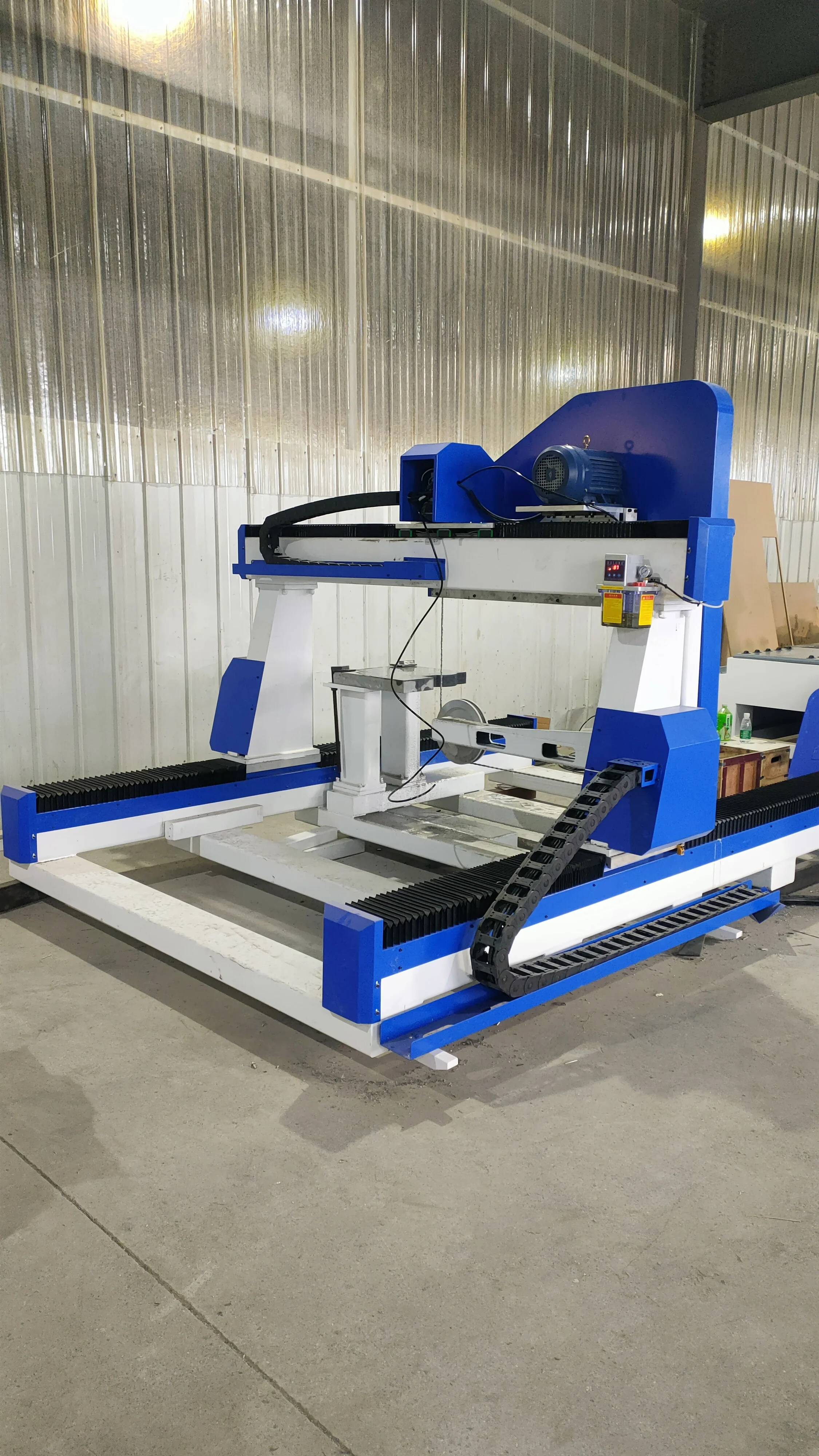 Máquina de serra de fio de diamante de mármore e granito de corda única para corte de pedra corte de formato especial