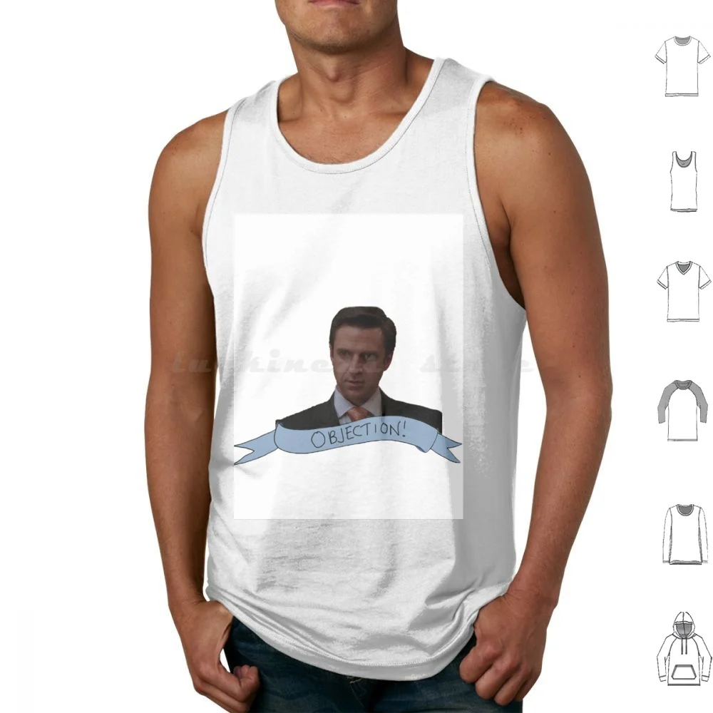 Rafael Barba Tank Tops Print Cotton Law And Order Svu Objection Rafael Barba