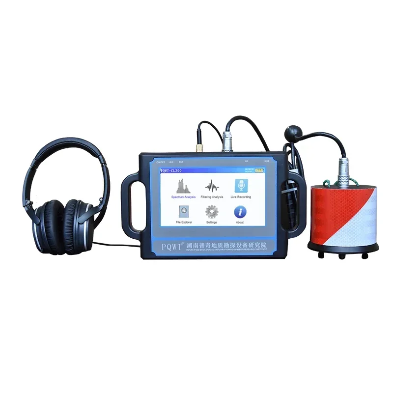 

Hot SalesPQWT-CL200 Outdoor Indoor Locating Pipeline Leakage Plumbing Tools And Equipment Underground Water Leak Detector