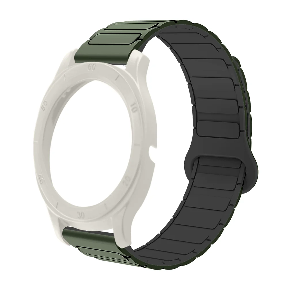 

Magnetic Band+Protective Case For Huawei Watch GT Cyber Armor Style Quick Release Sweat proof Silicone Watch Strap Men Women