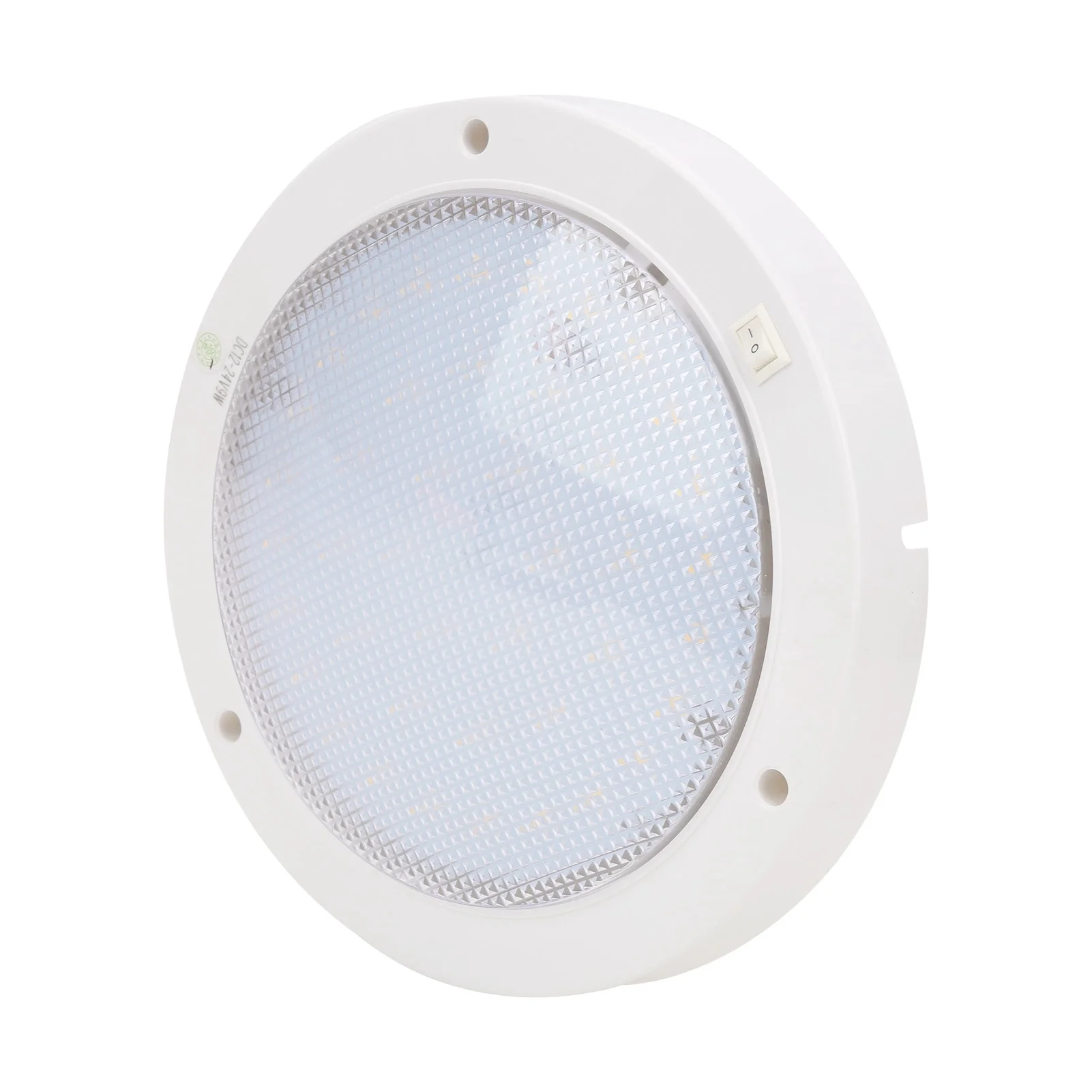 LED Panel Light with Switch Solar Energy System for Ship RV Kitchen Roof Cabinet 12V(Warm White （27003200K） )