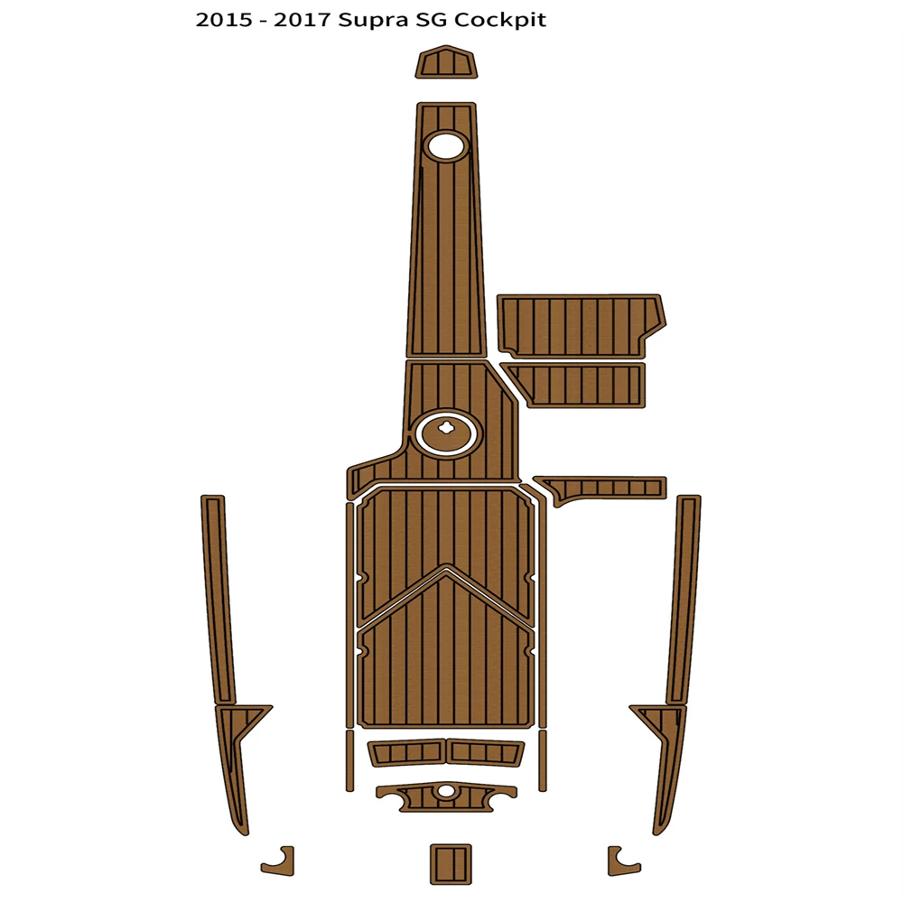 

2015-2017 Supra SG Cockpit Boat EVA Faux Foam Teak Deck Floor Pad