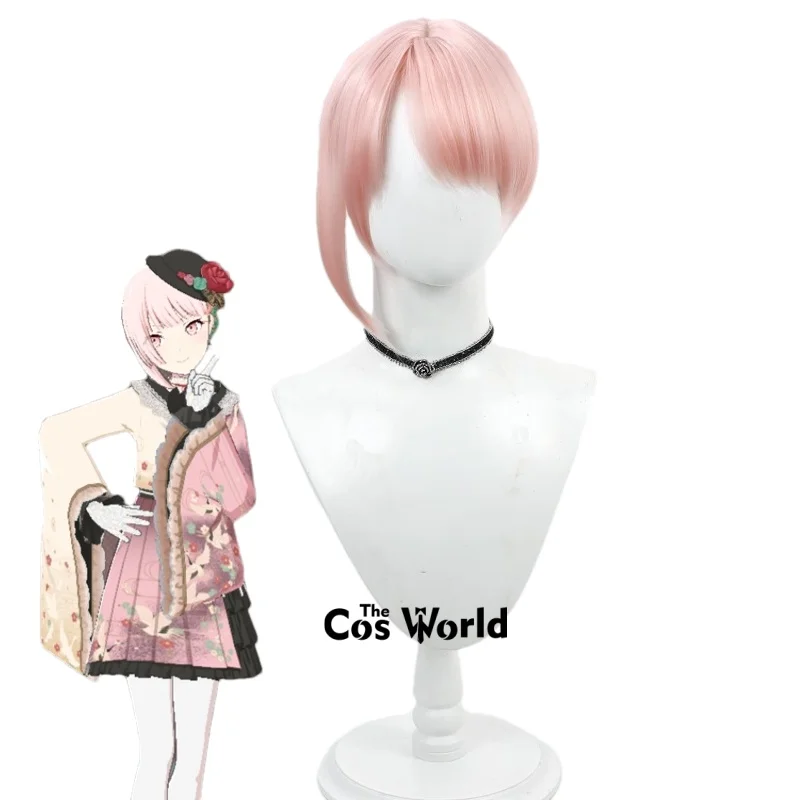 

PJSK Project Sekai Akiyama Mizuki Новые годы 25 см Короткие игры на Хэллоуин Аниме Косплей Парики Синтетические волосы + Кепка для парика