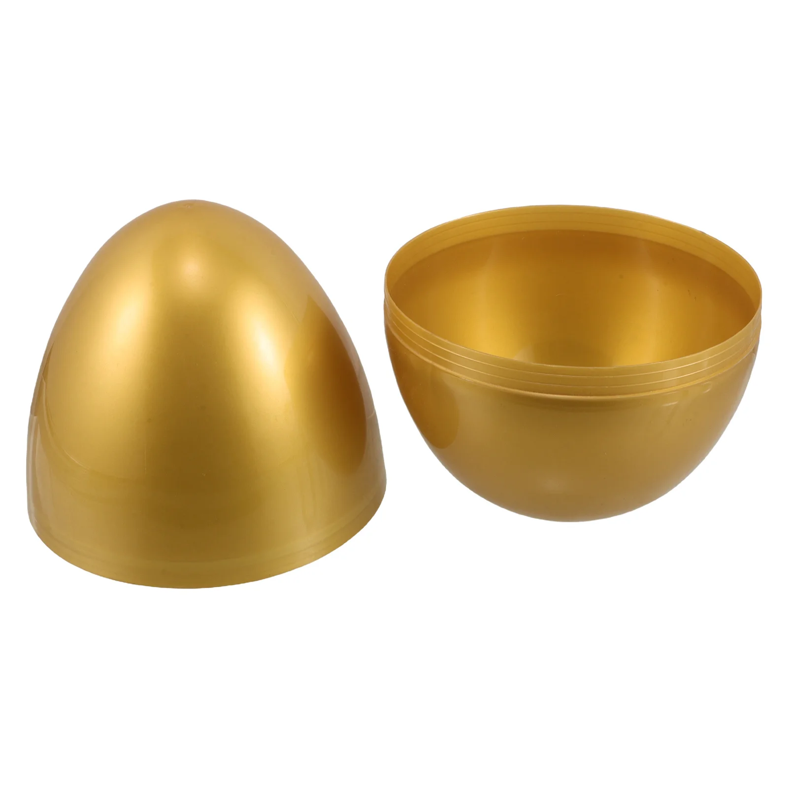 

10.22x7.07 Inch Openable Egg Shell Fillable Plastic Easter Eggs Large for Party Raffle Stuffers Decorative Celebration Favors