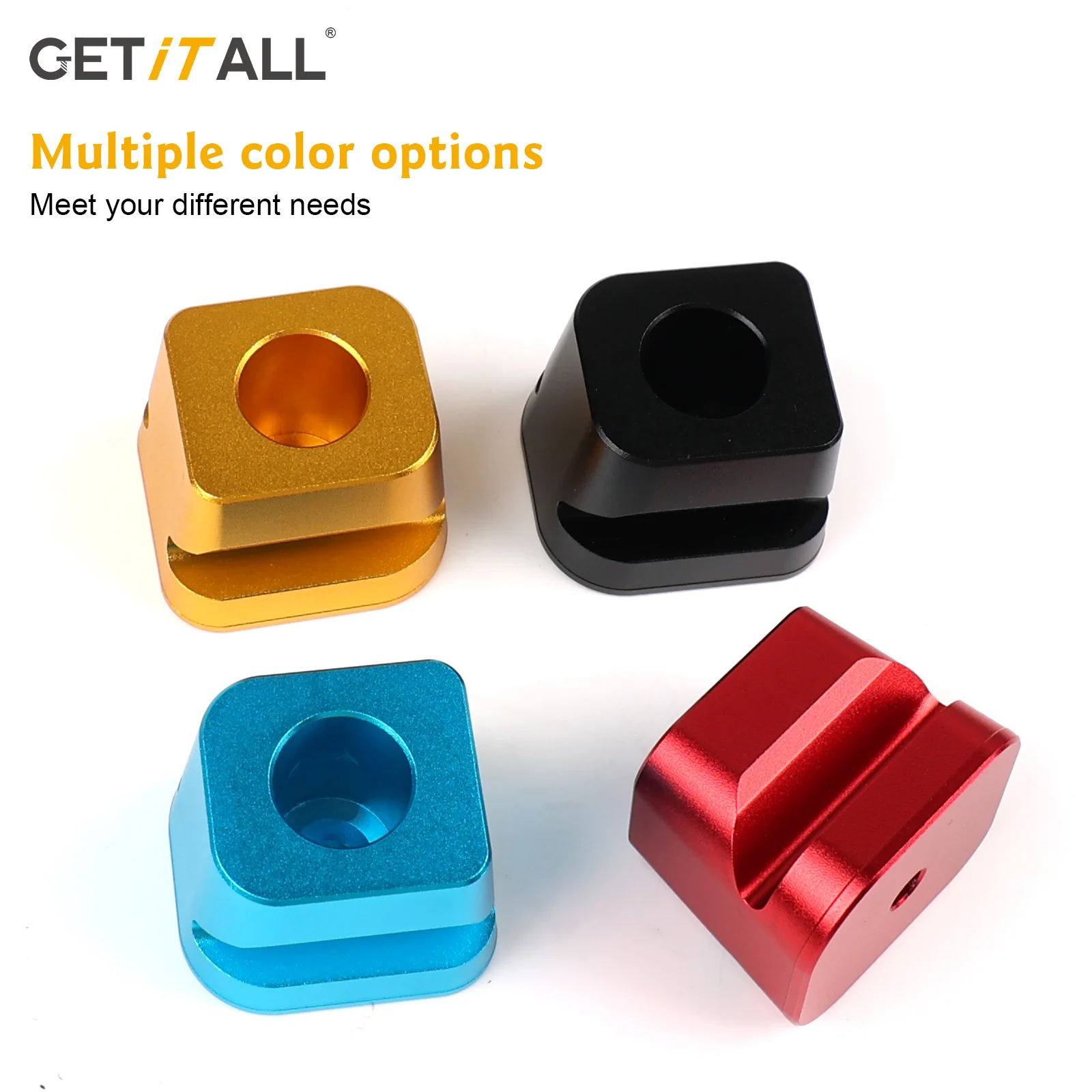 GETITALL Simube Steering Wheel Wall mount For Fanatec QR2, Aluminum Alloy Material,CNC and Anodizing Process.