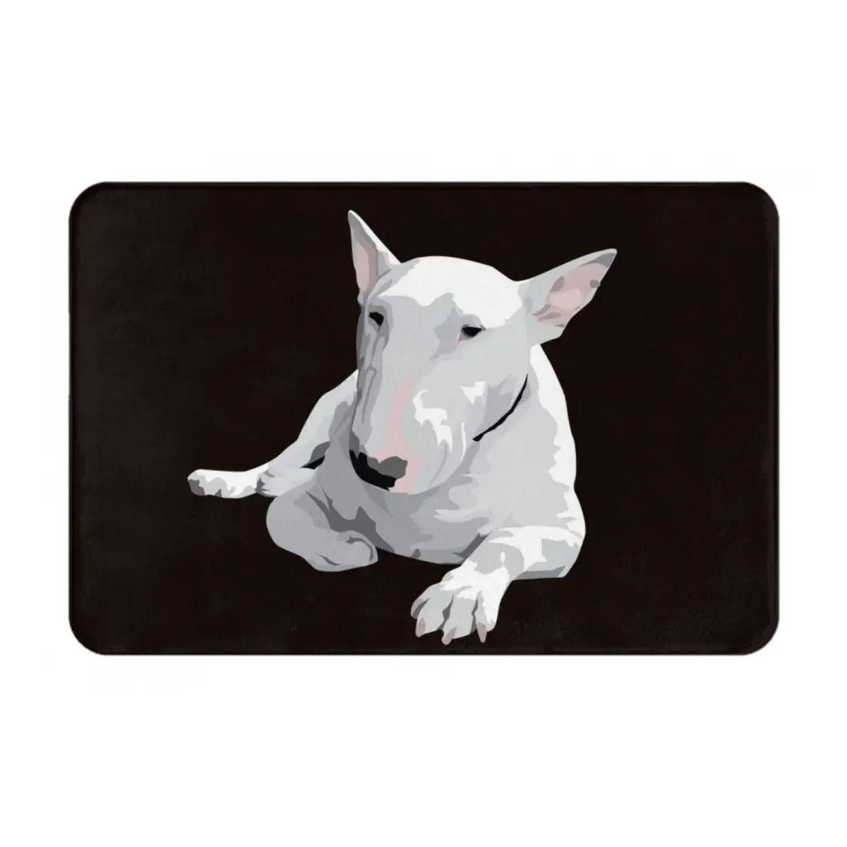 English Bull Terrier Doormat Rug Carpet Mat Footpad Polyester Anti-slip Dust-Proo Entrance Kitchen Bedroom Balcony Toilet