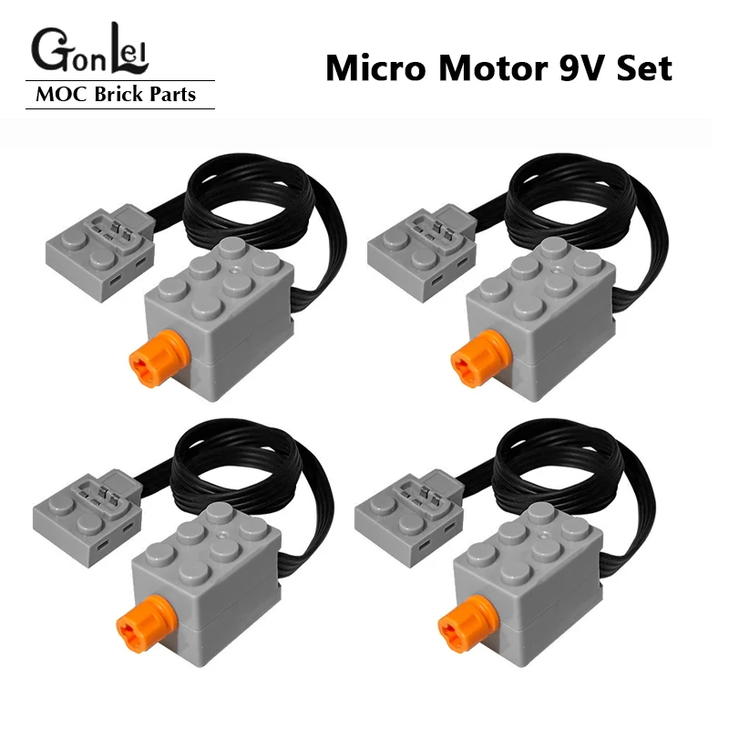 4 sztuk/partia mikro Mini silnik 43362 c01 2986 Techical MOC dostosowane części kompatybilne z 5119 funkcjami zasilania bloków konstrukcyjnych