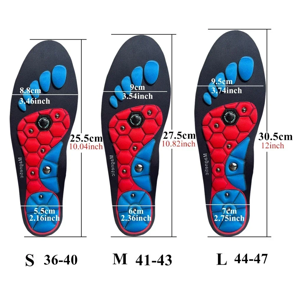 

Medical Magnetic Insoles for Weight Loss Slimming Man Woman Plantar Fasciitis Foot Acupressure Massage Insoles With Arch Support