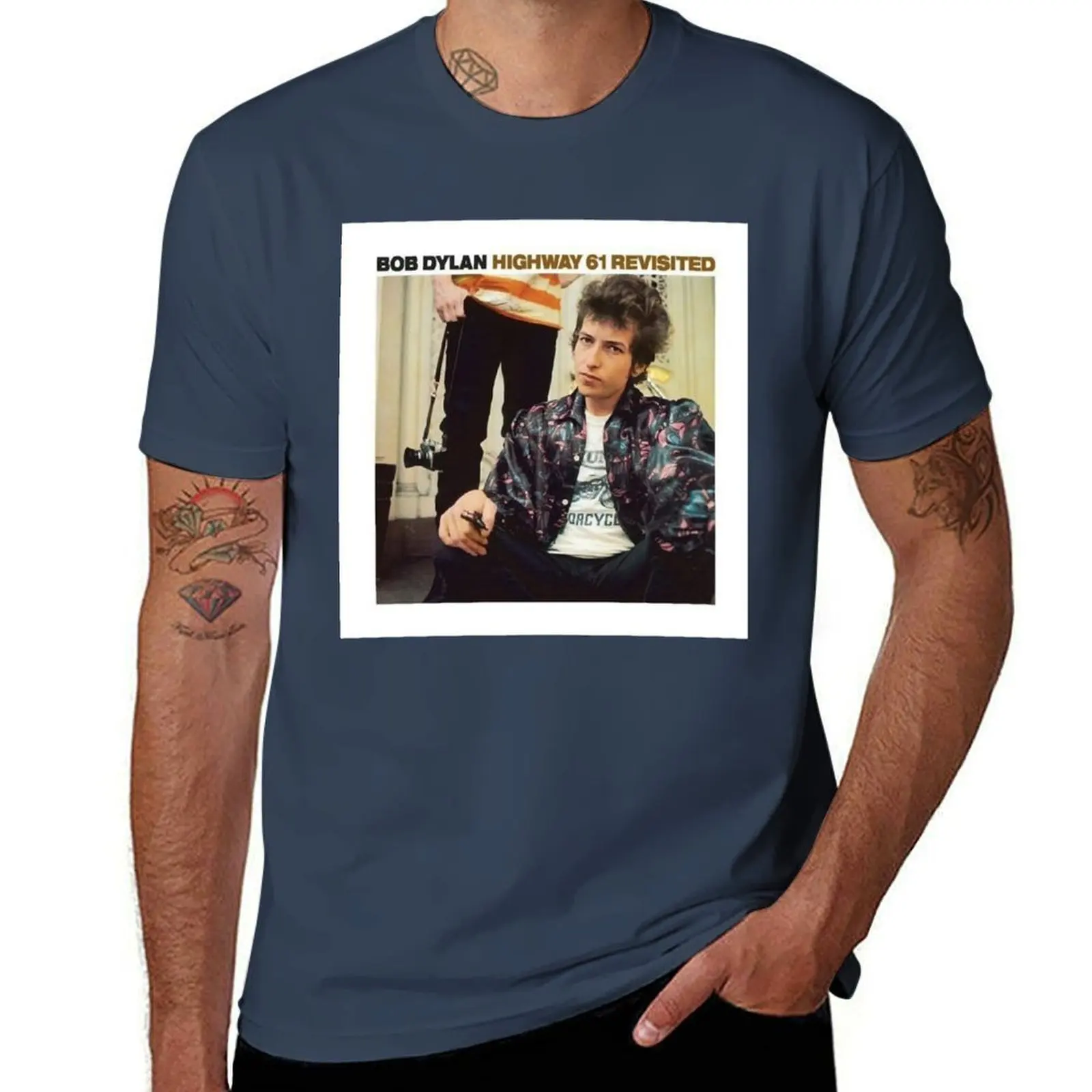 

Highway 61 Revisited T-Shirt Daily Wear Plain Short Sleeve Shirt