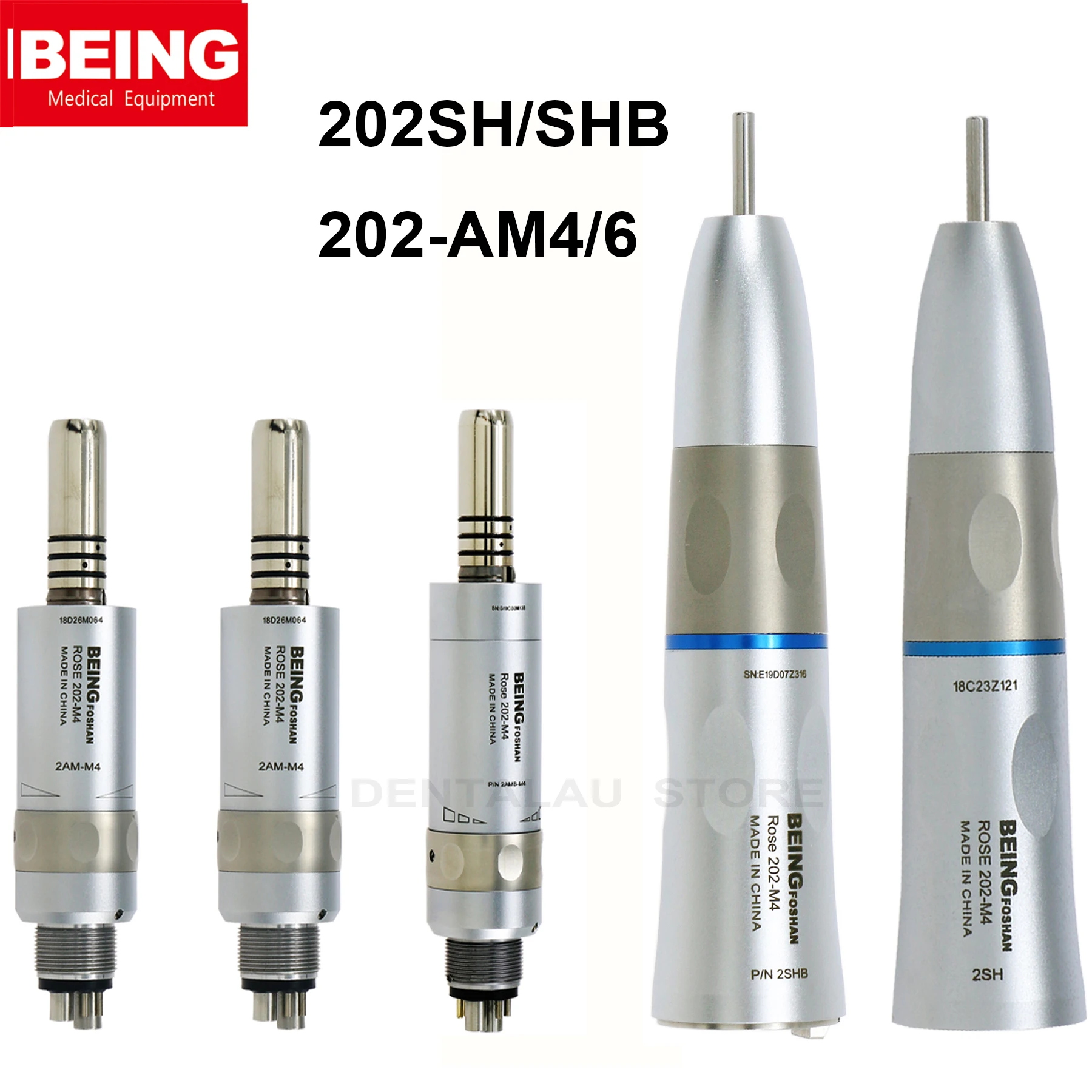 202SH/SHB BEING Dental Fiber Optic Low Speed Straight Handpiece Inner Water fit KaVo NSK 202AMB-M4