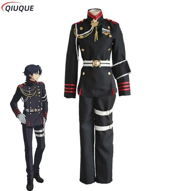 

Anime Seraph of the end Cosplay Guren Ichinose Cosplay Costume Owari no Seraph Military Uniforms Outfits Halloween Costumes