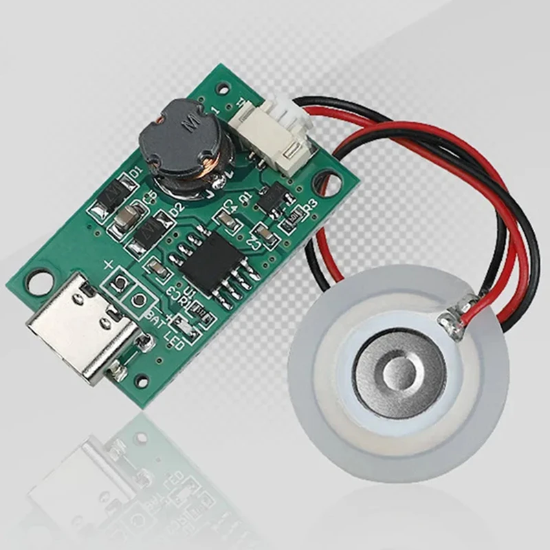 A98G-4X dc5v usb fabricante de névoa ultrassônica umidificador atomizador módulo de unidade umidificador ultrassônico pacote diy tipo-c usb