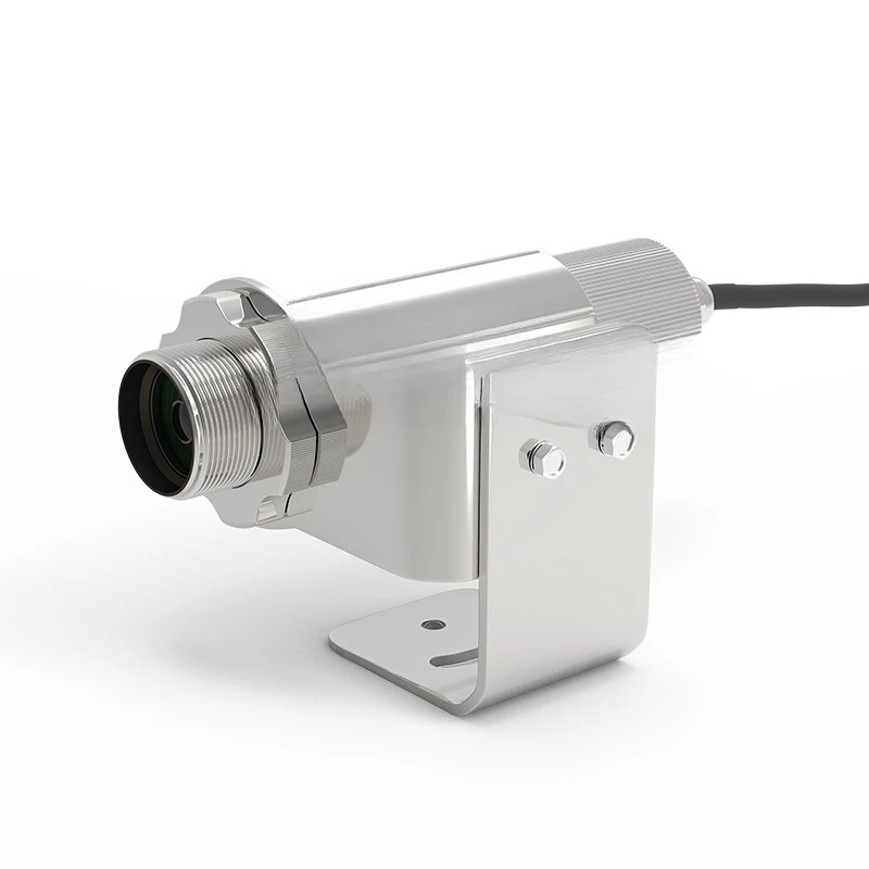 

On-line coaxial laser aiming infrared thermometer temperature sensor simulation/RS485 probe