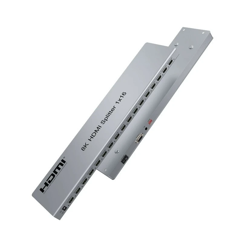 

16 Way 8K 60Hz HDMI Video Splitter 1x16 Supports HDR EDID IR for TV Monitor