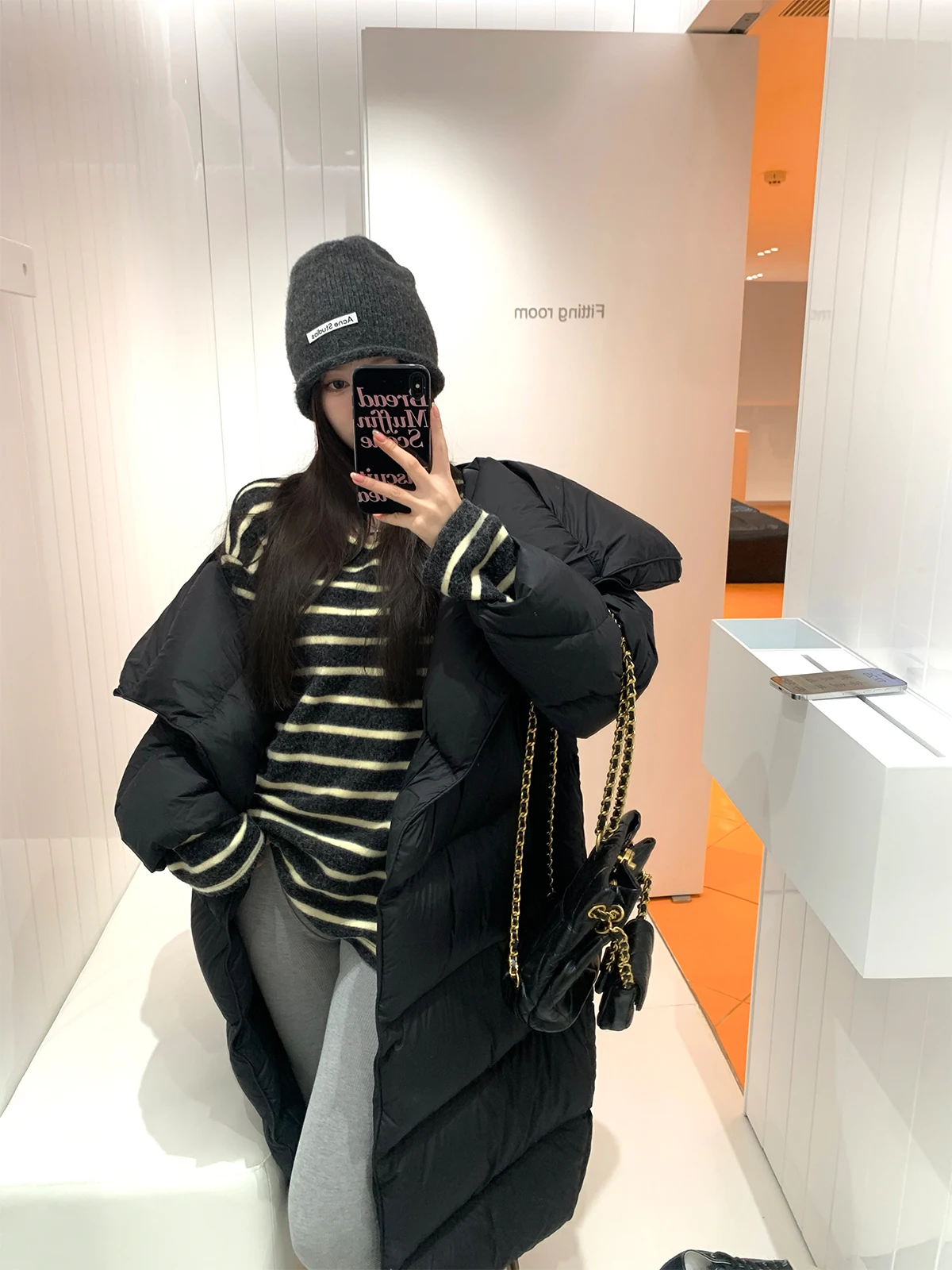 

Пуховик Chen Jin Long для женщин: теплый зимний пуховик 300 г/м² с 90% пуха, комфортный, с большим воротником, как большая одеяло-куртка