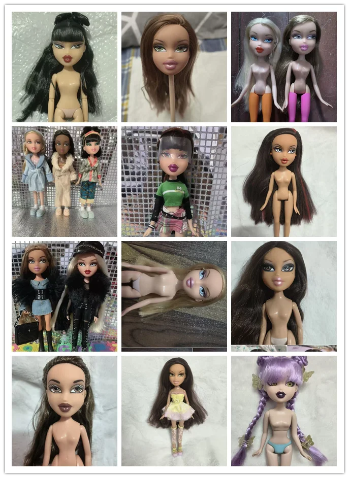 

Bratzes Doll Ordinary Fashion Doll Changeable Clothes Movable Joints Action Figure Model Toy Collect Ornament Kids Gifts