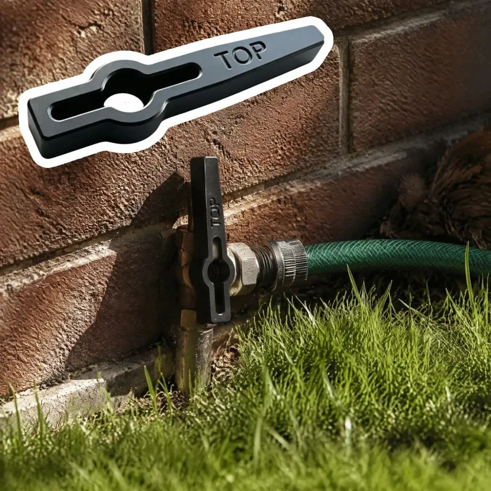 Durable Ball Valve Handle Plastic Lever Easy-to-Use Faucet Lever Non-Slip Grip Hose Bib Valve Drinking Water Pipeline