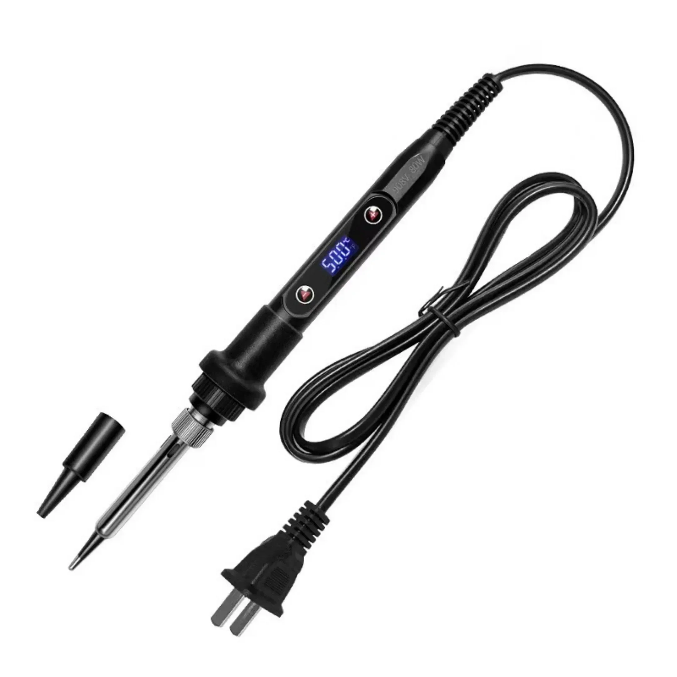 مكواة تمديد الشعر الرقمية لتثبيت نصائح الكيراتين الصغيرة وصلات الشعر مهنة صالون الشعر خيوط أدوات الترابط #4