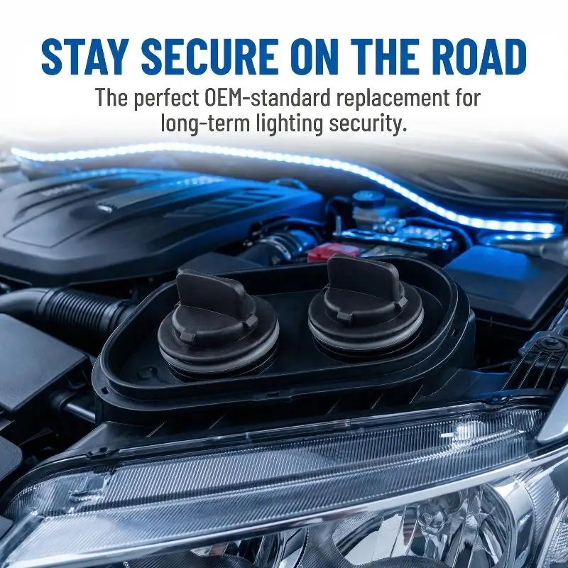 Front Turn Signal Lamp Bulb Holder Socket for  Car Headlamp Dustproof Secure Stable Connection for Road Safety